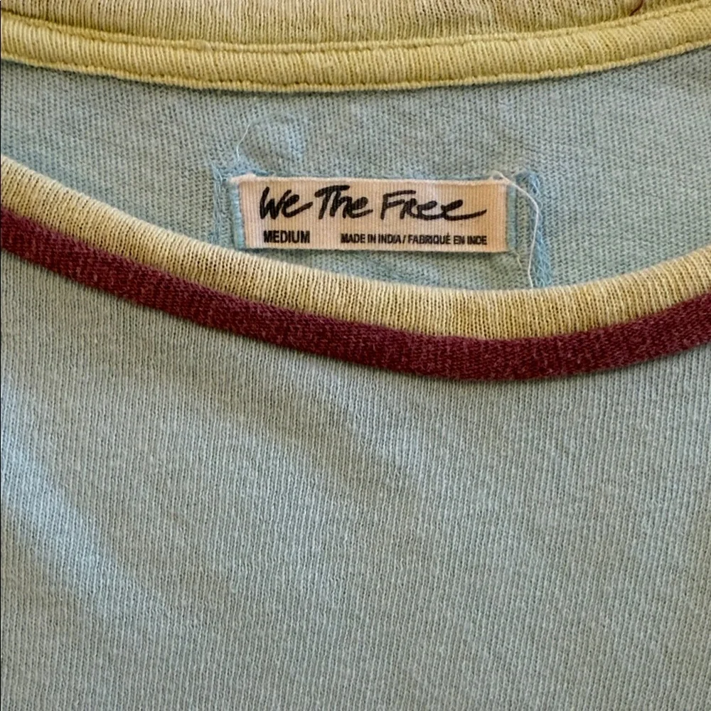 We The Free Light Blue Star Long Sleeve Tee - Picture 6 of 6